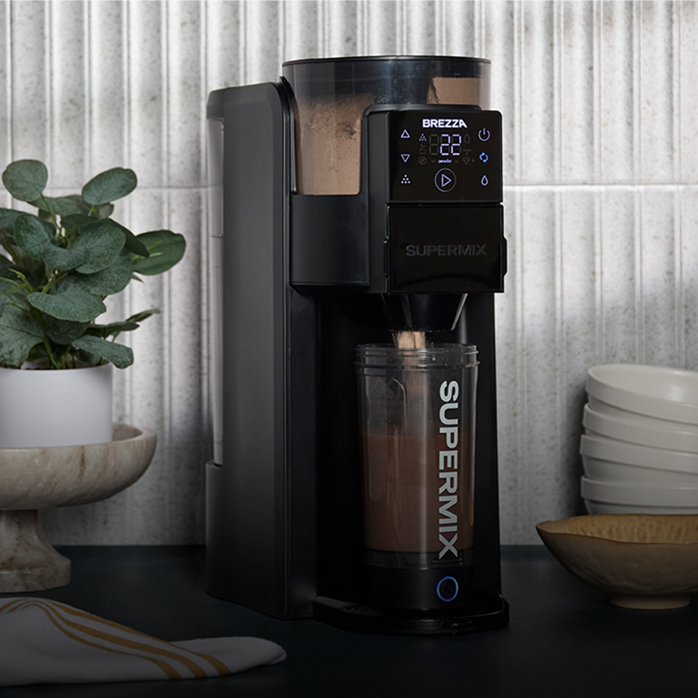 Brezza Supermix Automatic Machine and Rechargeable Cup Bundle